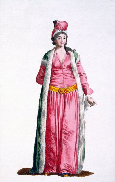 A Noblewoman of Smyrna in Turkey, 1780 by Pierre Duflos